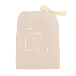 Kyte Baby Mini Crib Sheet in Bisque Discount