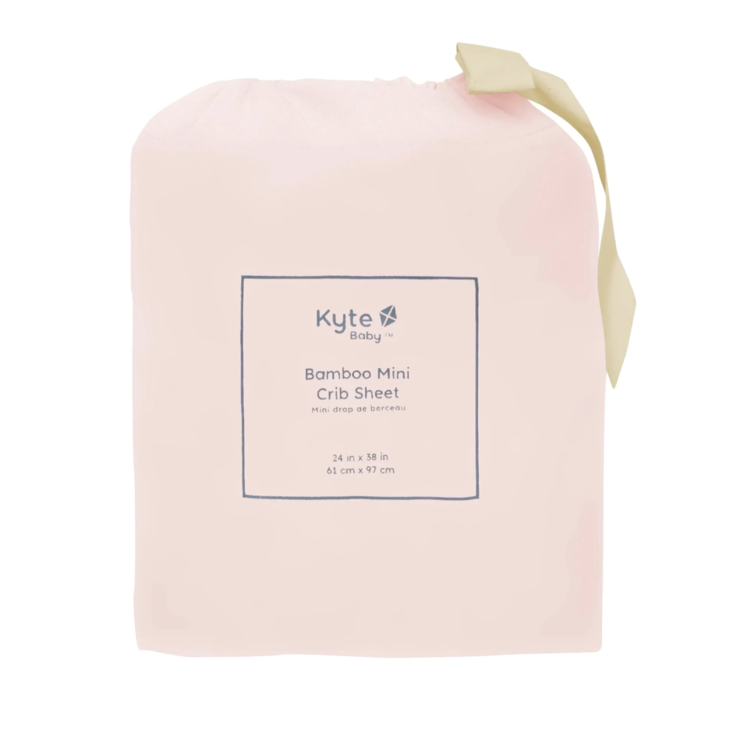 Kyte Baby Mini Crib Sheet in Blush Discount