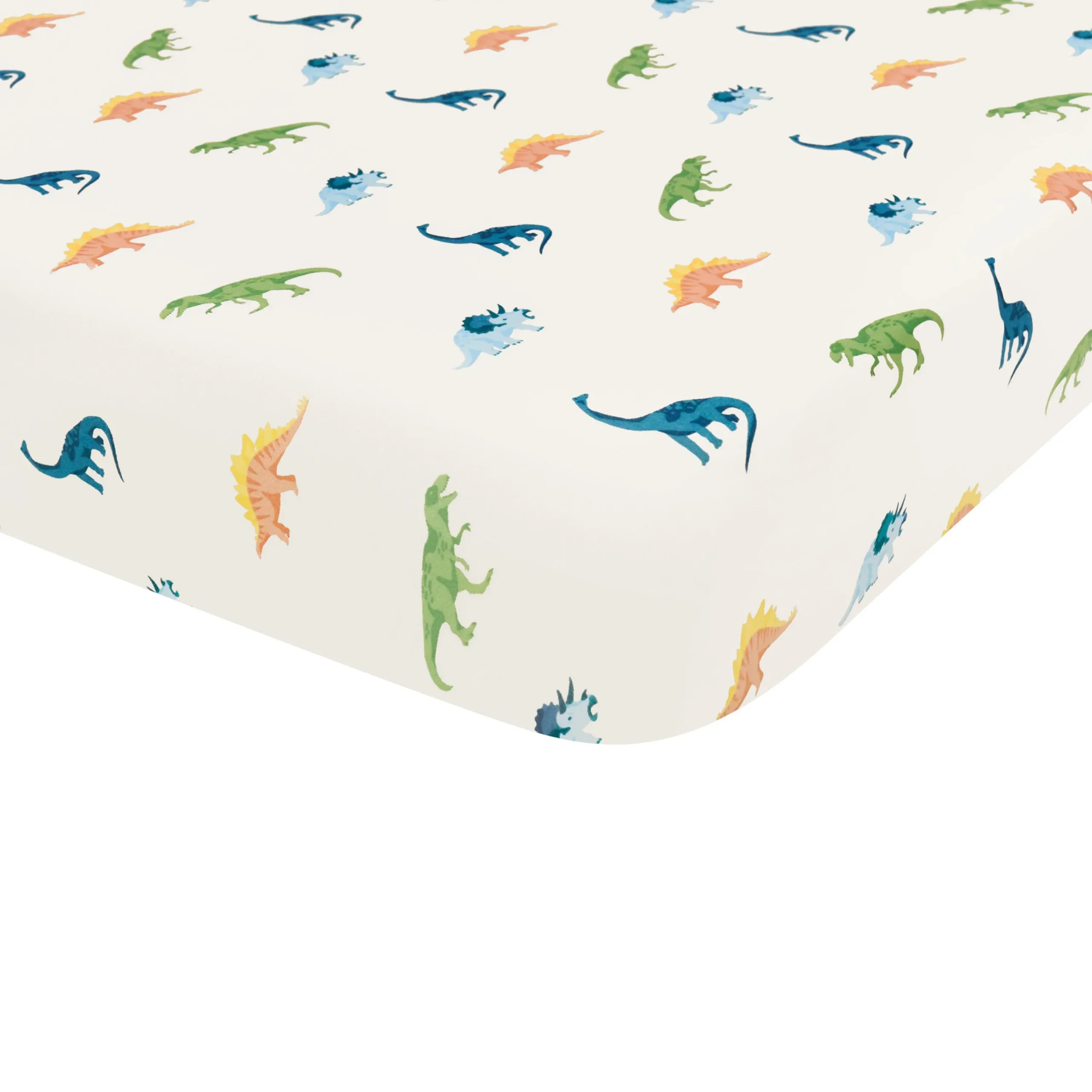 Kyte Baby Mini Crib Sheet in Ecru Roar