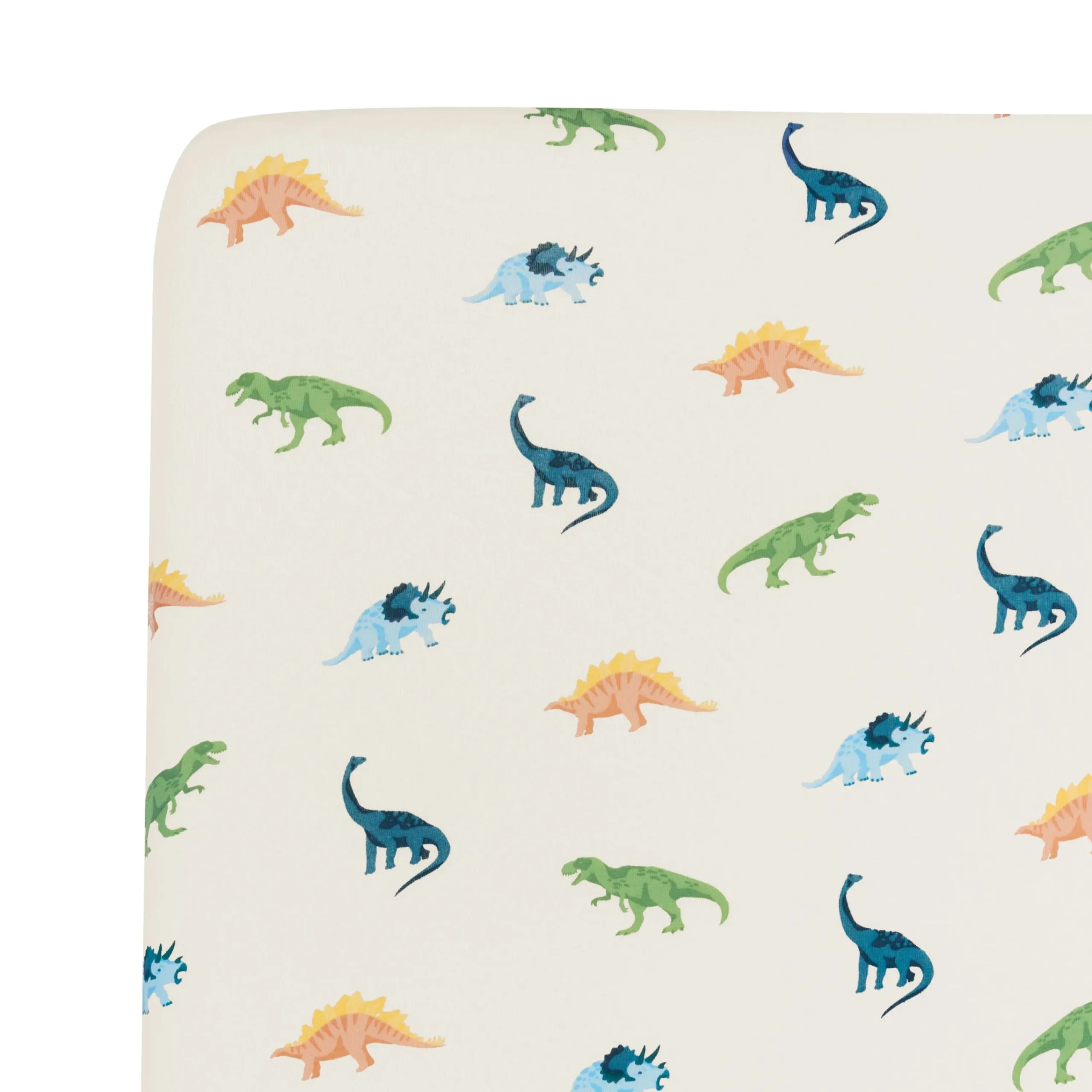 Kyte Baby Mini Crib Sheet in Ecru Roar