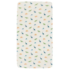 Kyte Baby Mini Crib Sheet in Ecru Roar