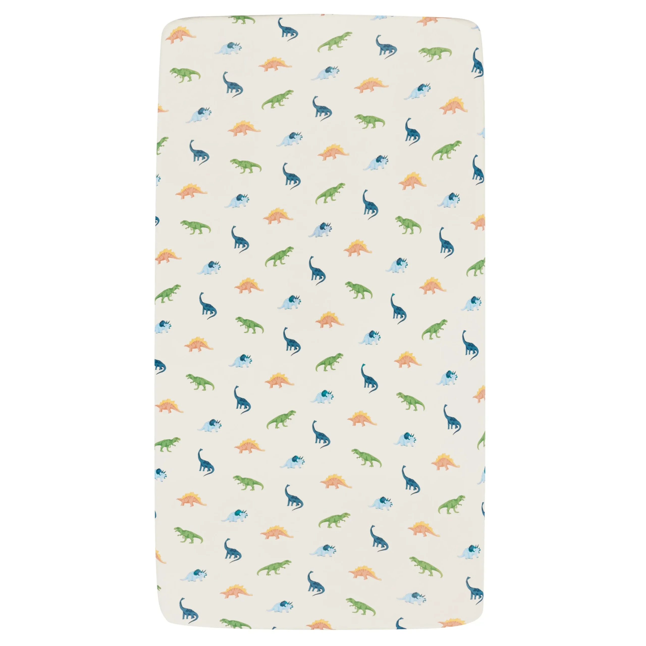 Kyte Baby Mini Crib Sheet in Ecru Roar