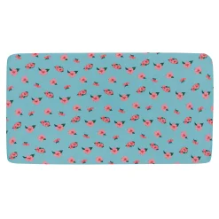 Kyte Baby Mini Crib Sheet in Hibiscus Hot