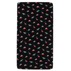 Kyte Baby Mini Crib Sheet in Midnight Roar Hot