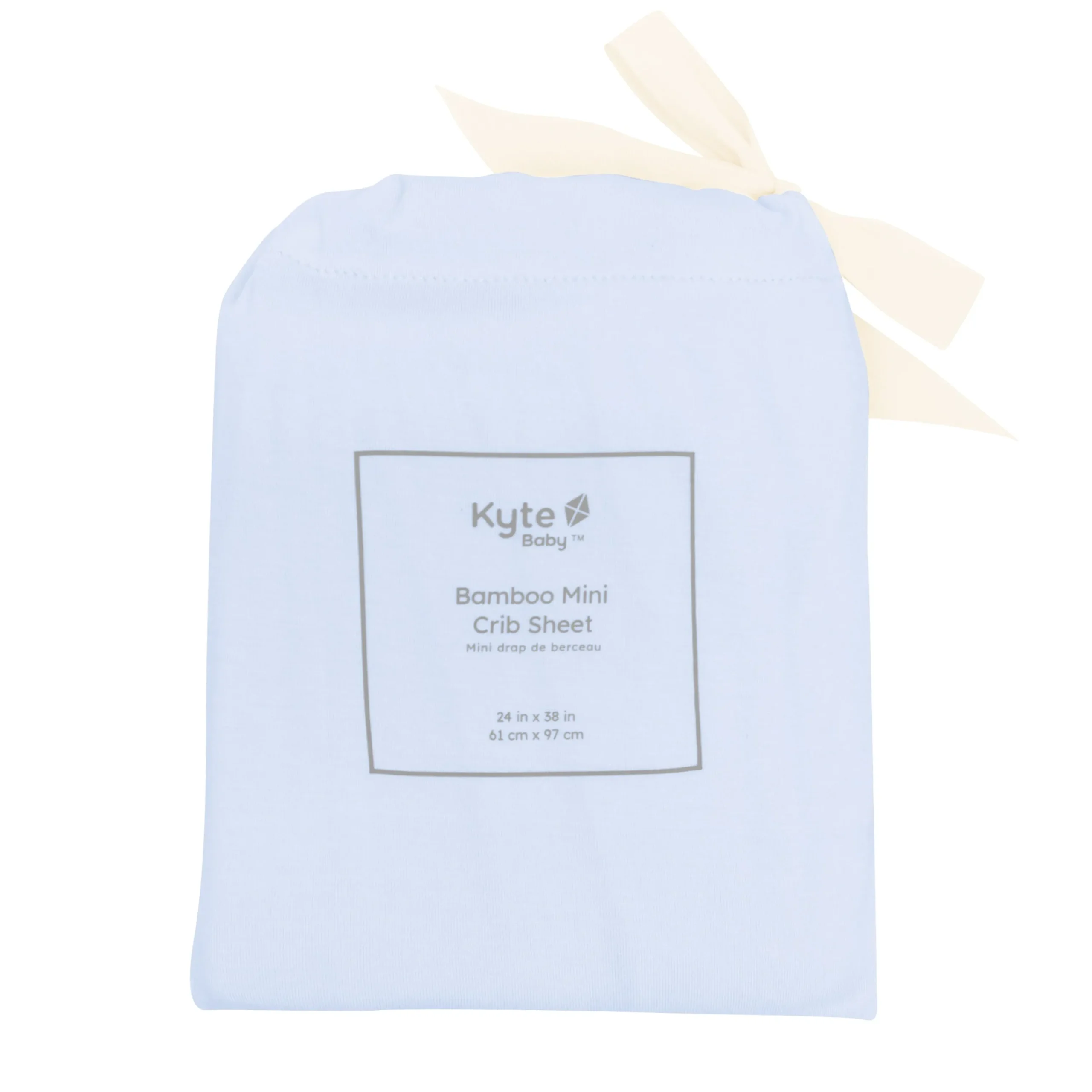 Kyte Baby Mini Crib Sheet in Mist Online