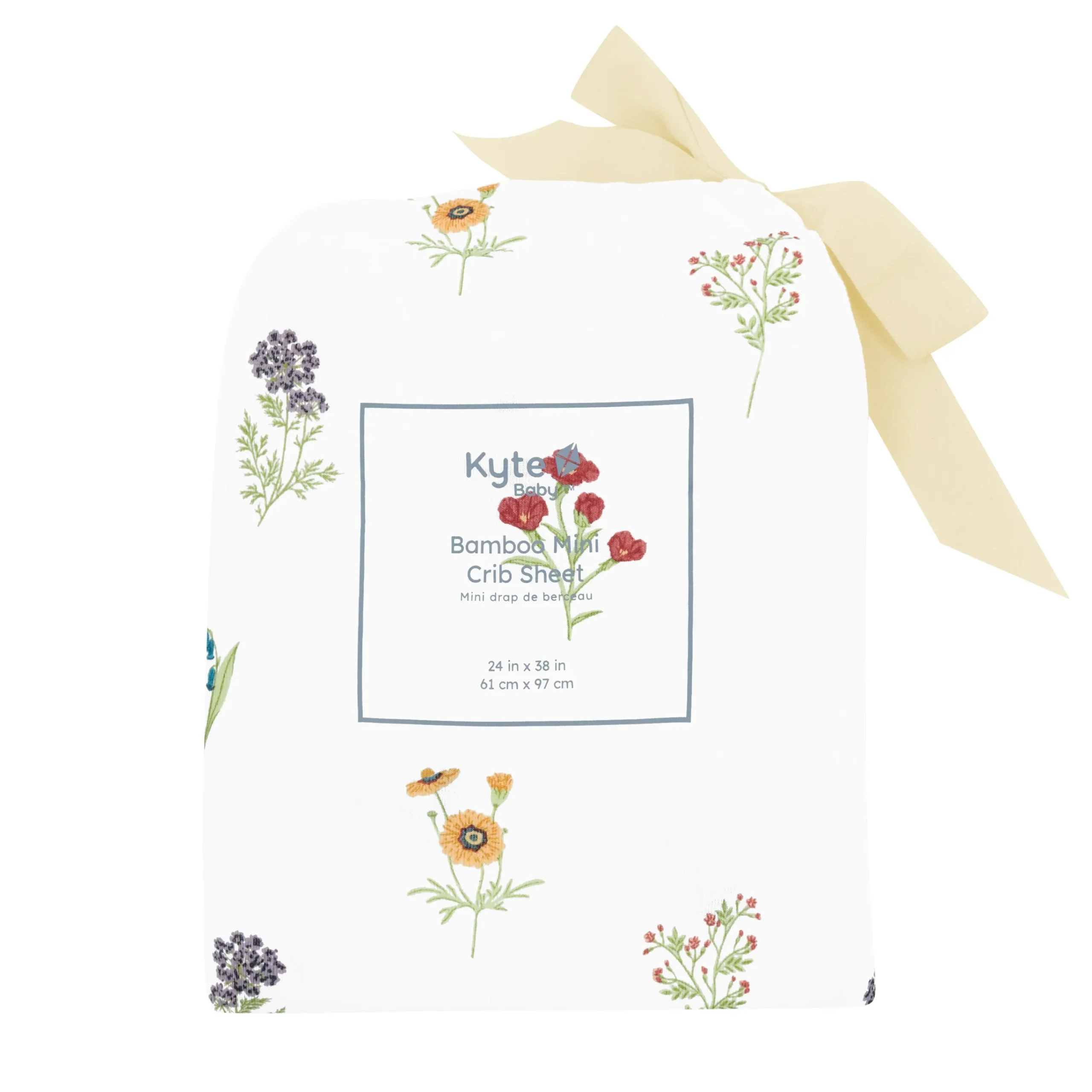 Kyte Baby Mini Crib Sheet in Wildflower Online