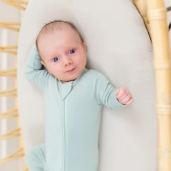 Kyte Baby Oval Bassinet Sheet in Oat Discount