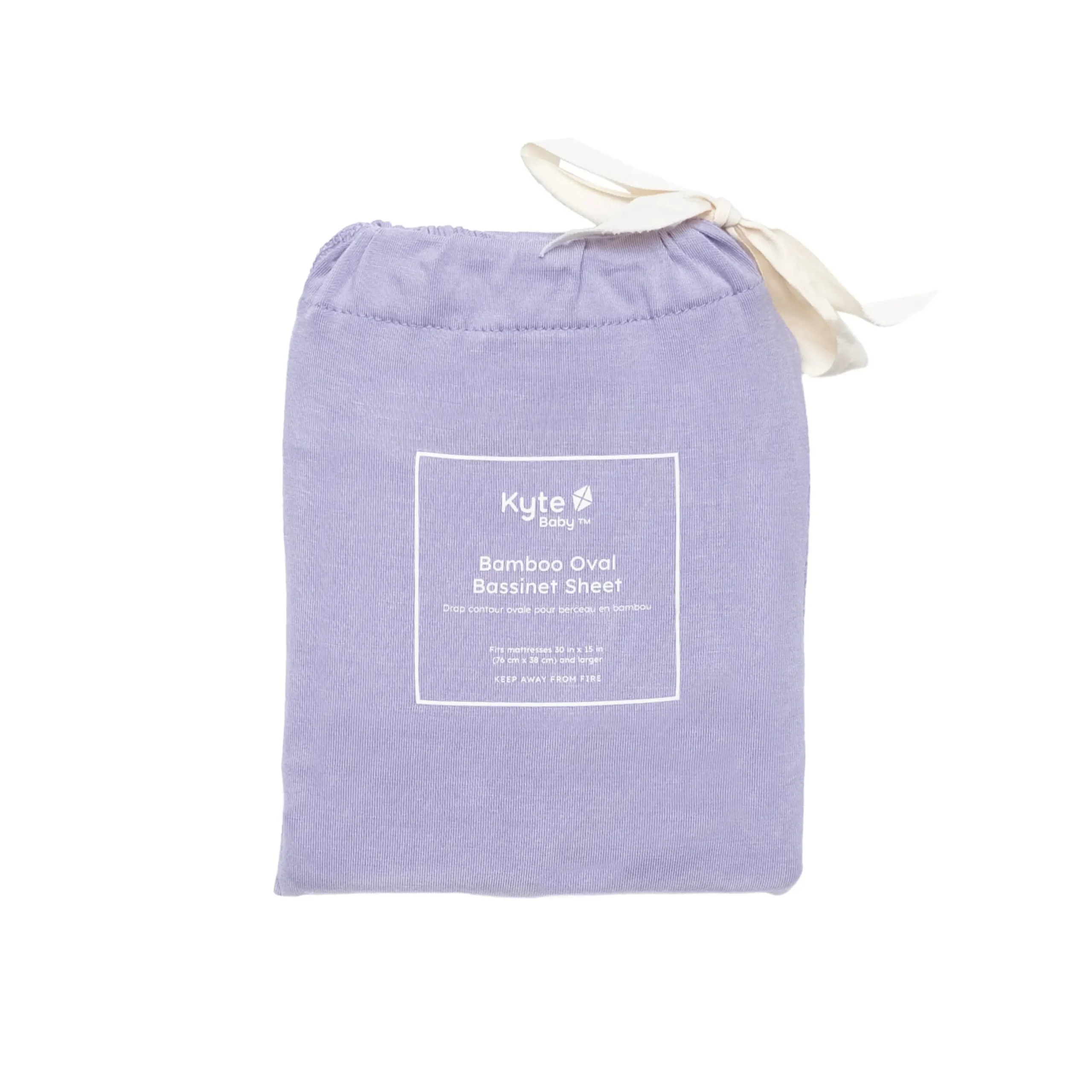 Kyte Baby Oval Bassinet Sheet in Taro Outlet