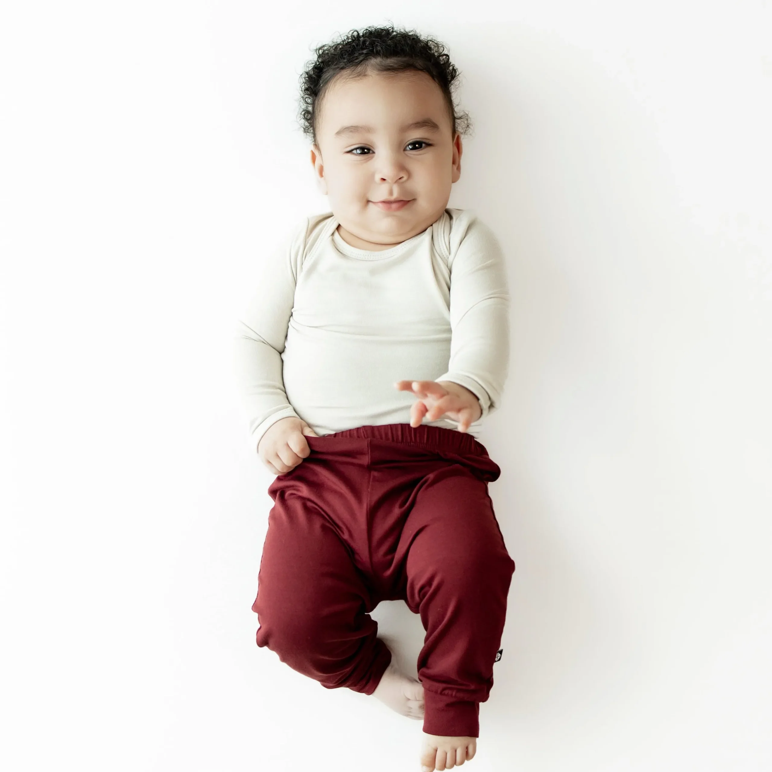 Kyte Baby Pant in Burgundy Clearance