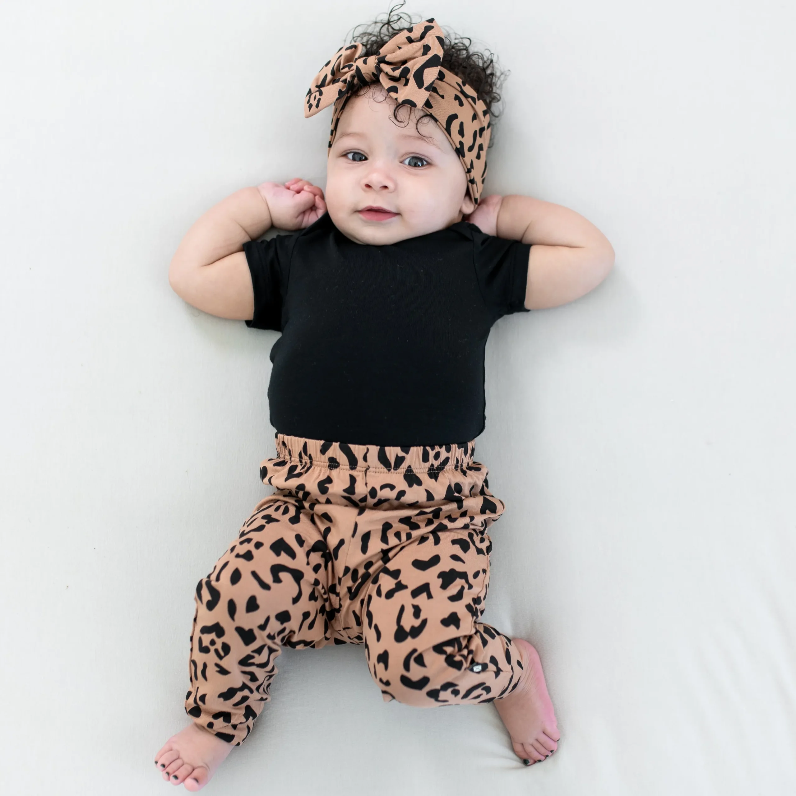 Kyte Baby Pant in Latte Leopard Sale