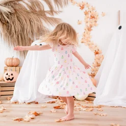 Kyte Baby Pocket Dress in Pastel Ghost New
