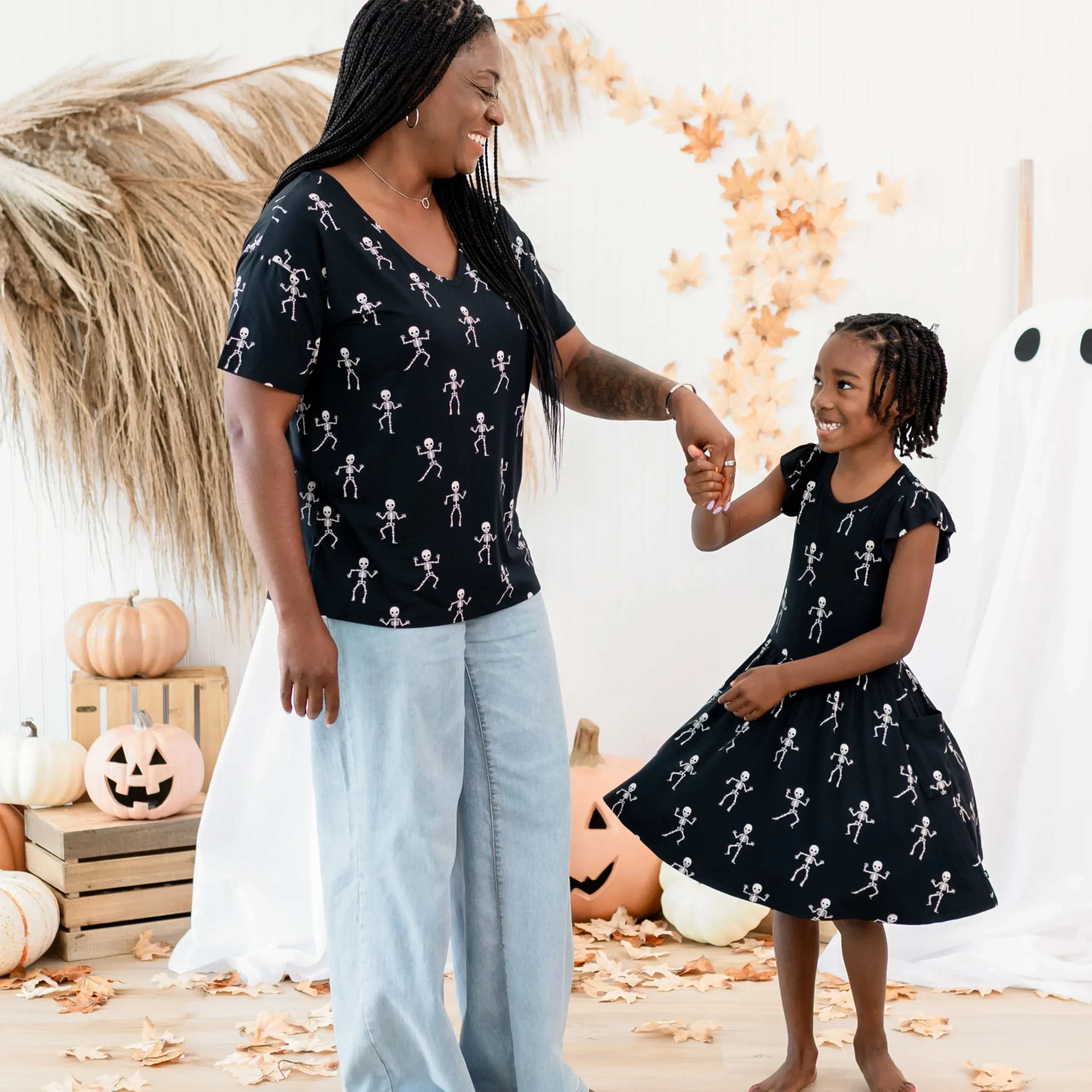 Kyte Baby Pocket Dress in Skeleton Clearance