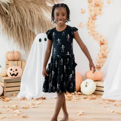 Kyte Baby Pocket Dress in Skeleton Clearance