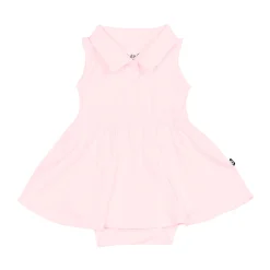 Kyte Baby Polo Bodysuit Dress in Sakura Discount