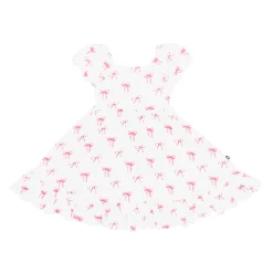 Kyte Baby Puff Sleeve Twirl Dress in Bow New