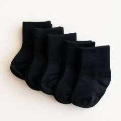 Kyte Baby Quarter Socks Combo 5-Pack in Midnight Clearance