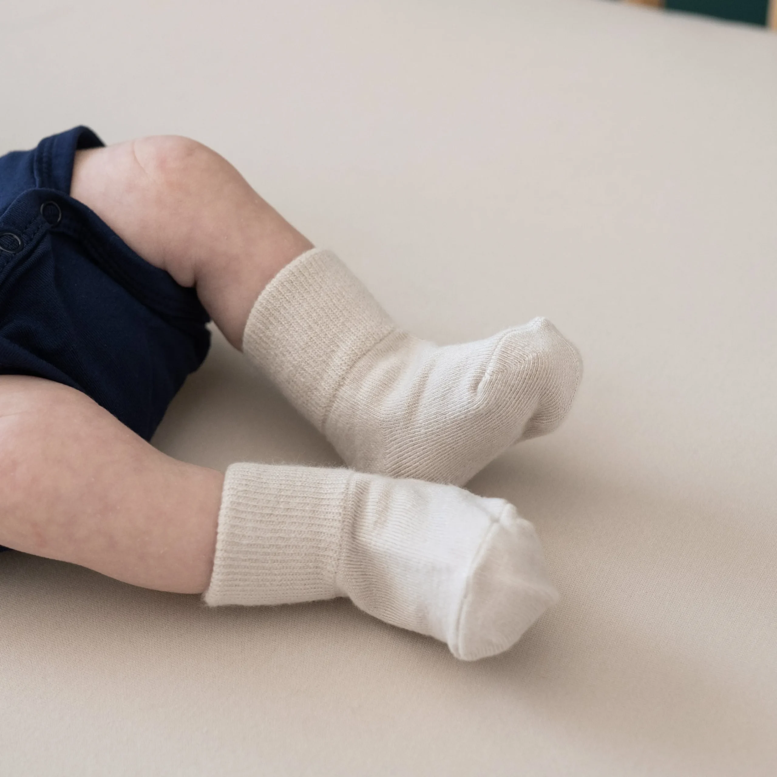 Kyte Baby Quarter Socks Combo 5-Pack in Cool Cool Set: Cloud/Oat/Fog/Slate/Navy Outlet