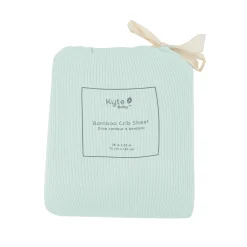 Kyte Baby Ribbed Crib Sheet in Sage Sale