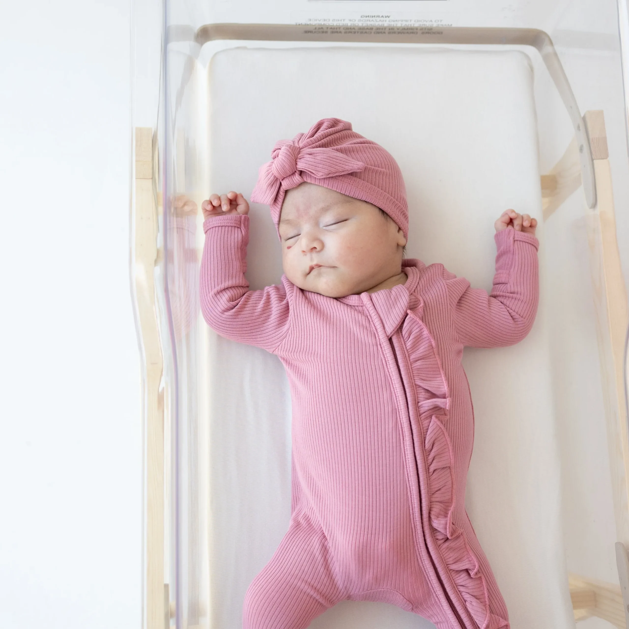 Kyte Baby Ribbed Headwrap in Apple Blossom Sale