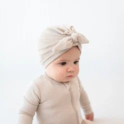 Kyte Baby Ribbed Headwrap in Bisque Hot