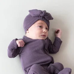 Kyte Baby Ribbed Headwrap in Currant