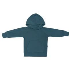 Kyte Baby Ribbed Hoodie in Atlantic Sale