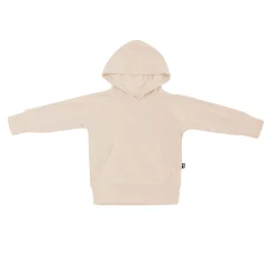 Kyte Baby Ribbed Hoodie in Bisque Online