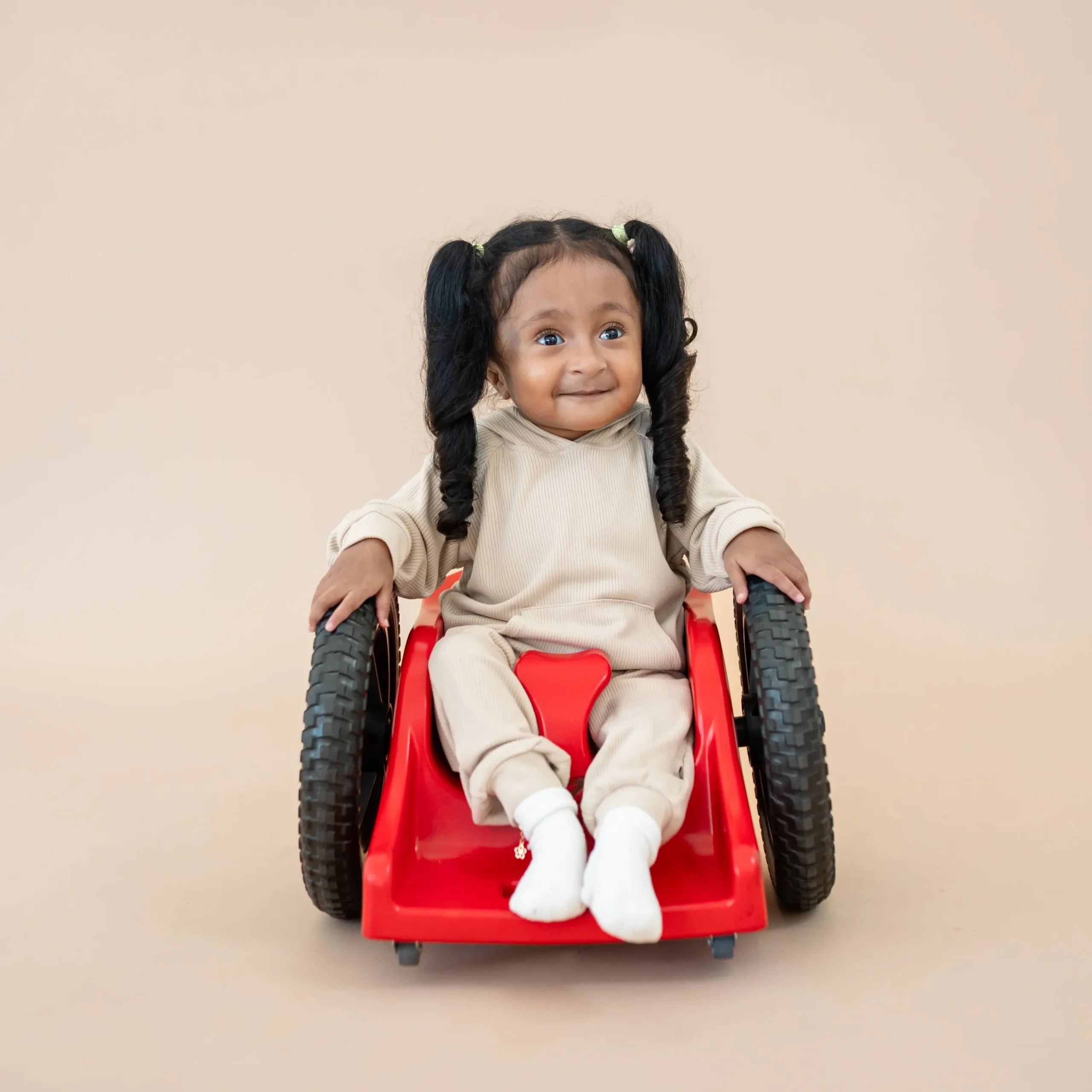 Kyte Baby Ribbed Hoodie in Bisque Online