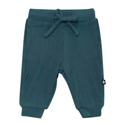 Kyte Baby Ribbed Jogger Pant in Atlantic