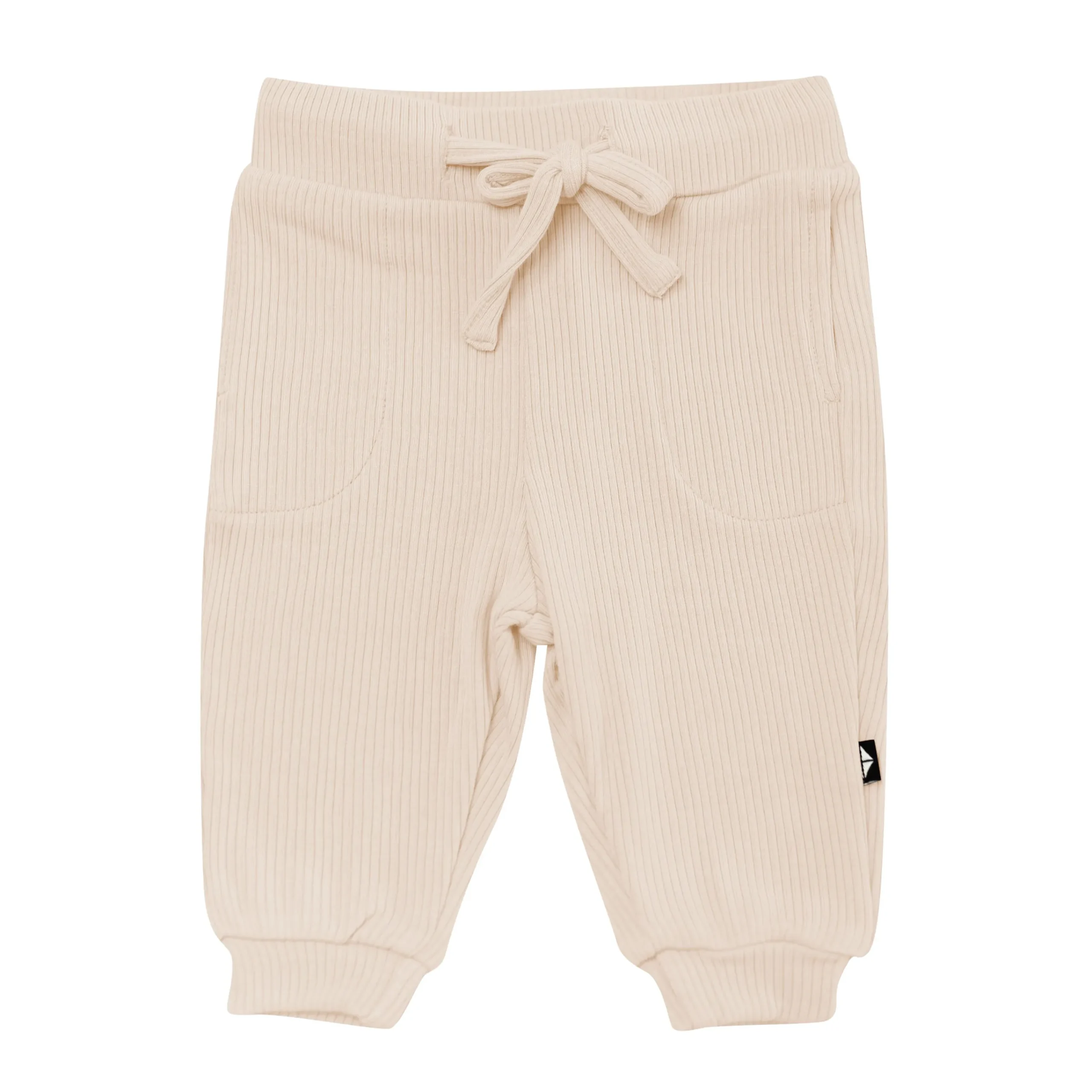 Kyte Baby Ribbed Jogger Pant in Bisque Online