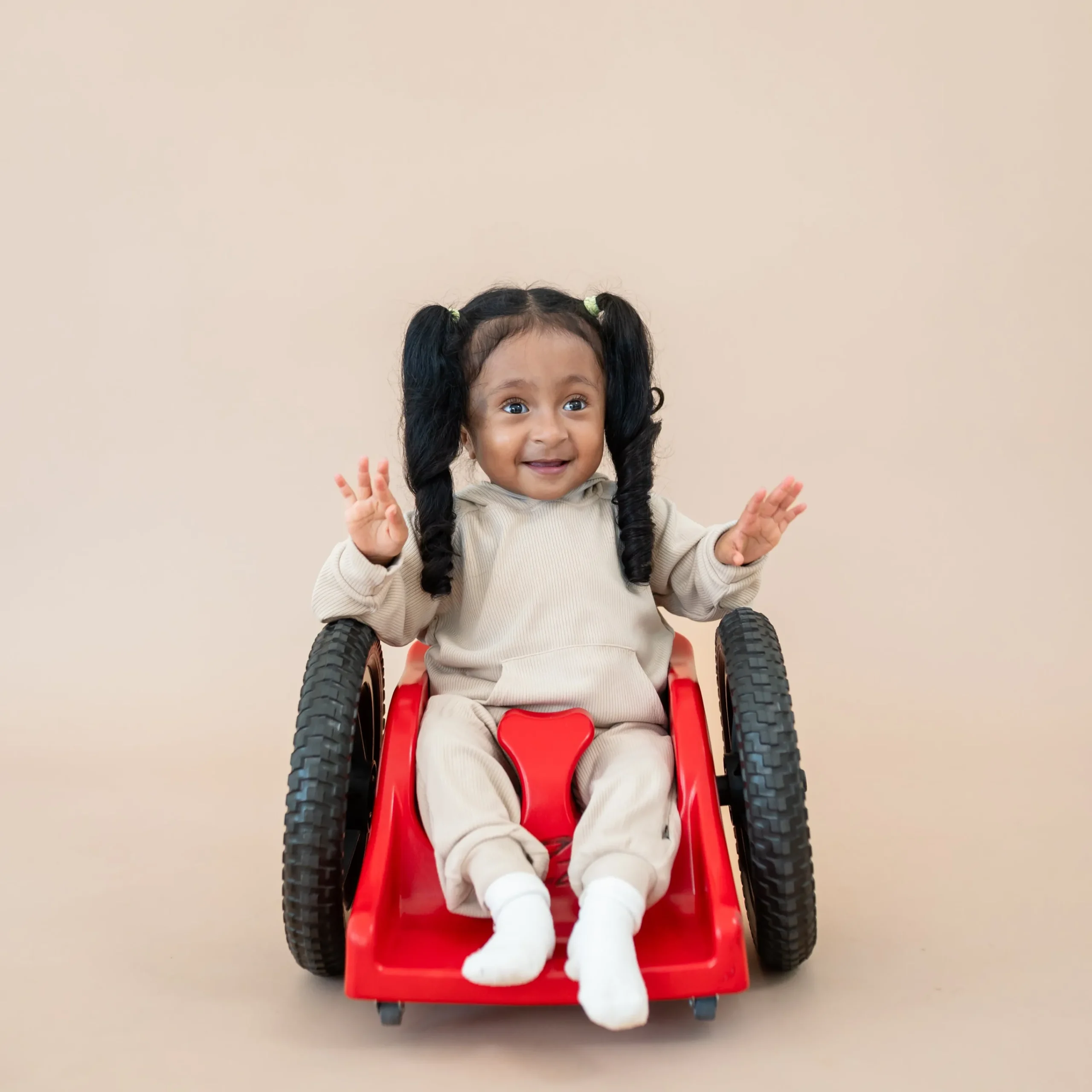 Kyte Baby Ribbed Jogger Pant in Bisque Online