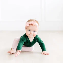 Kyte Baby Ribbed Leggings in Blush Outlet