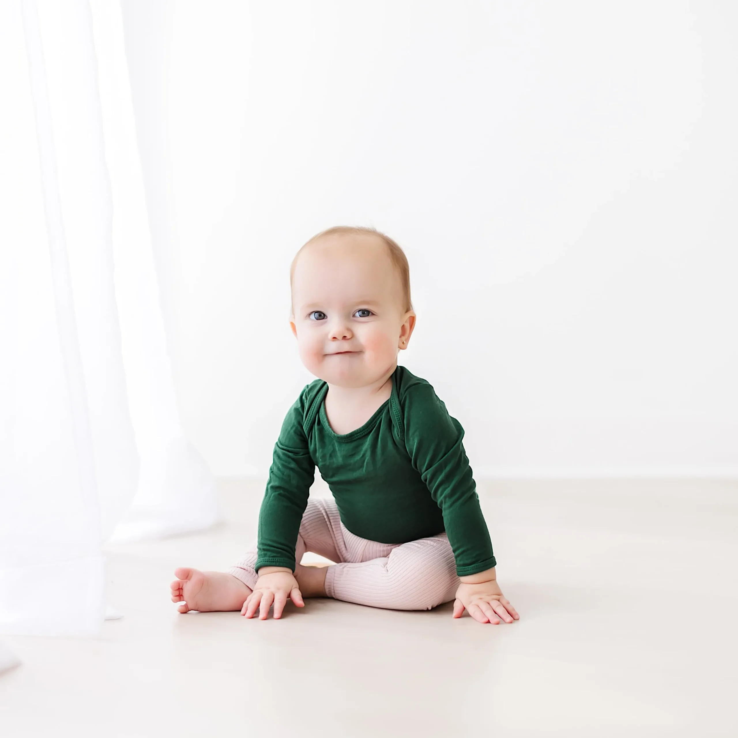Kyte Baby Ribbed Leggings in Blush Outlet