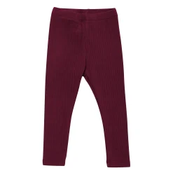 Kyte Baby Ribbed Leggings in Burgundy Sale