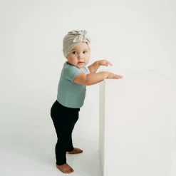 Kyte Baby Ribbed Leggings in Midnight New