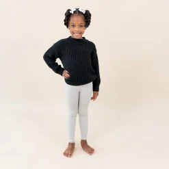 Kyte Baby Ribbed Leggings in Oat
