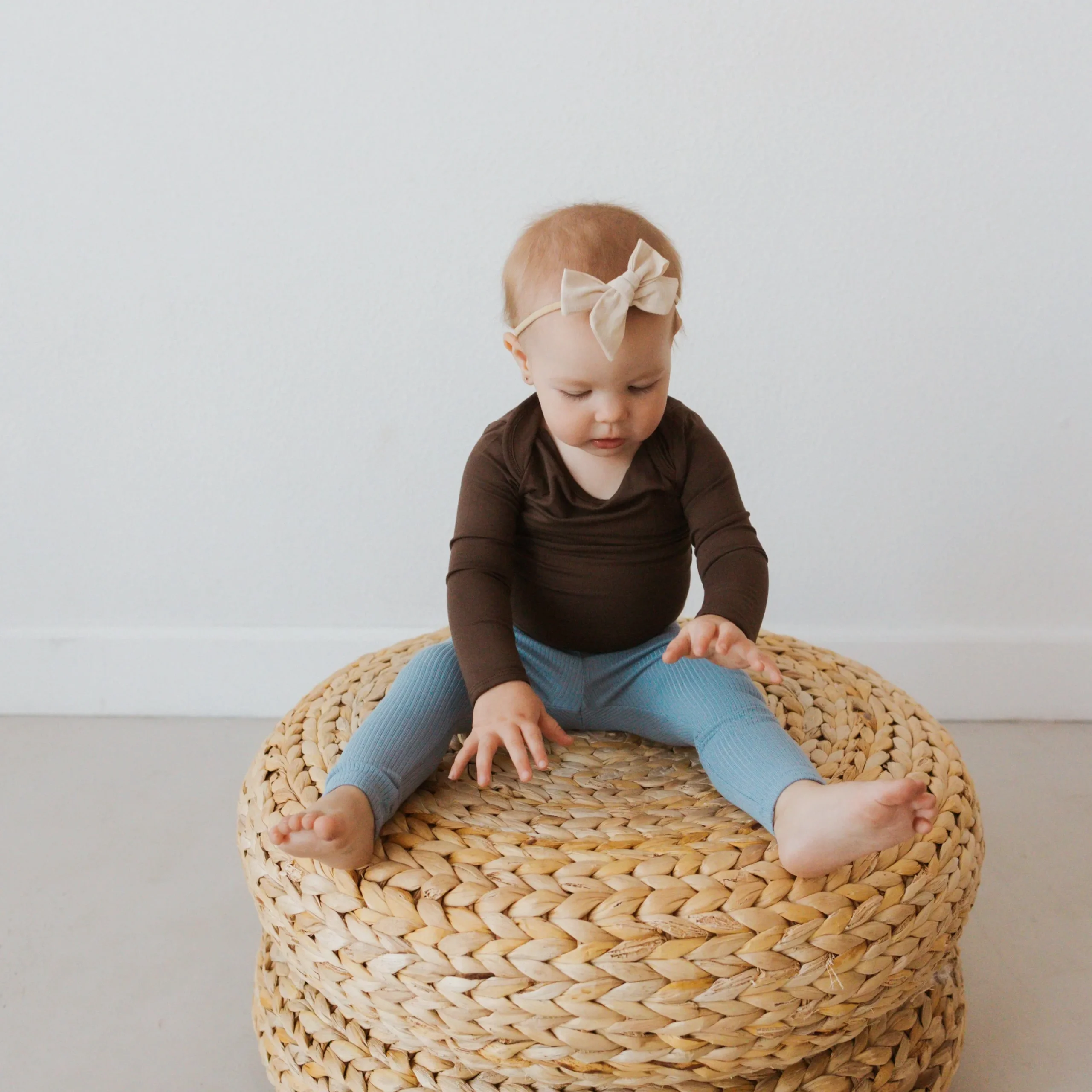Kyte Baby Ribbed Leggings in Slate New
