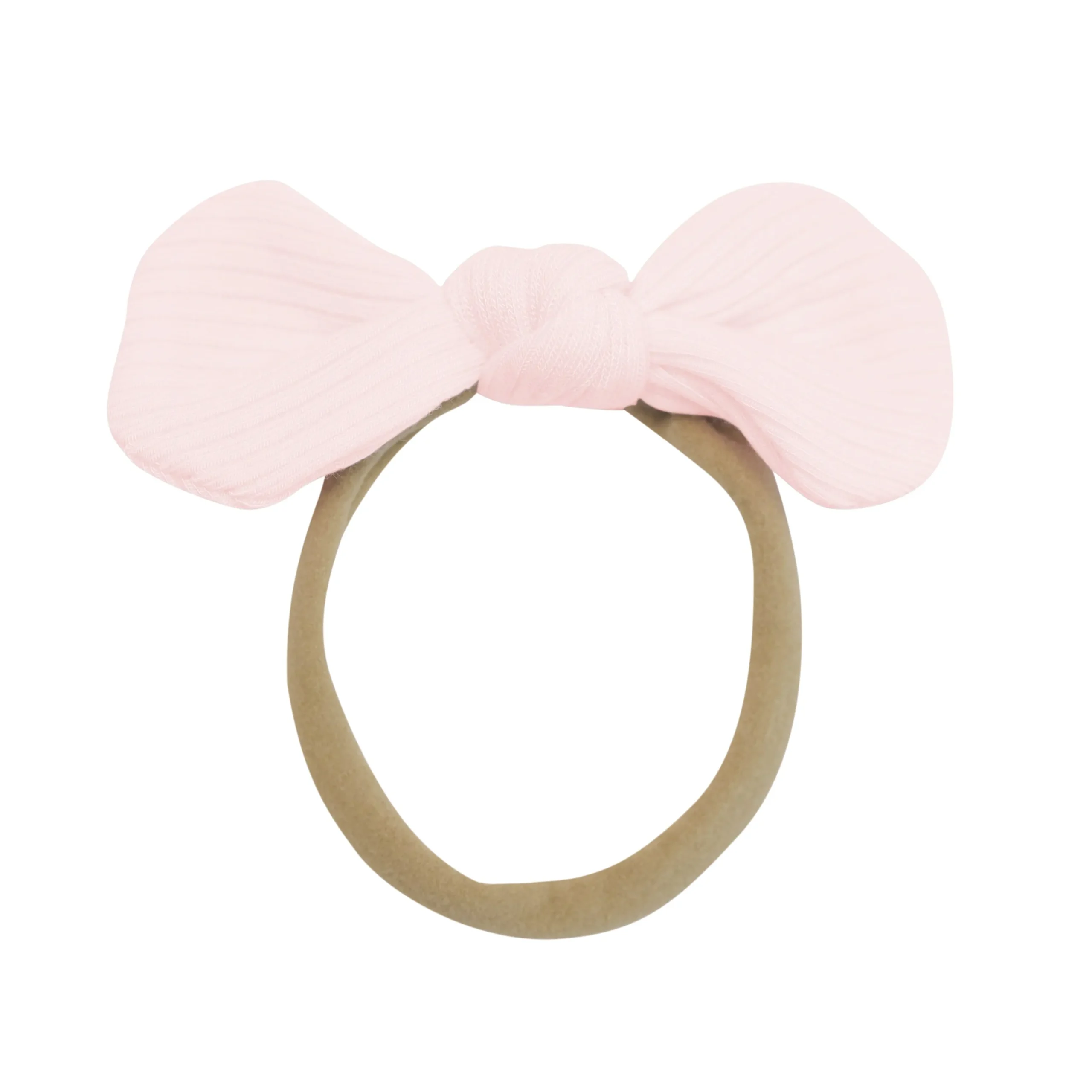 Kyte Baby Ribbed Nylon Bow in Sakura Outlet