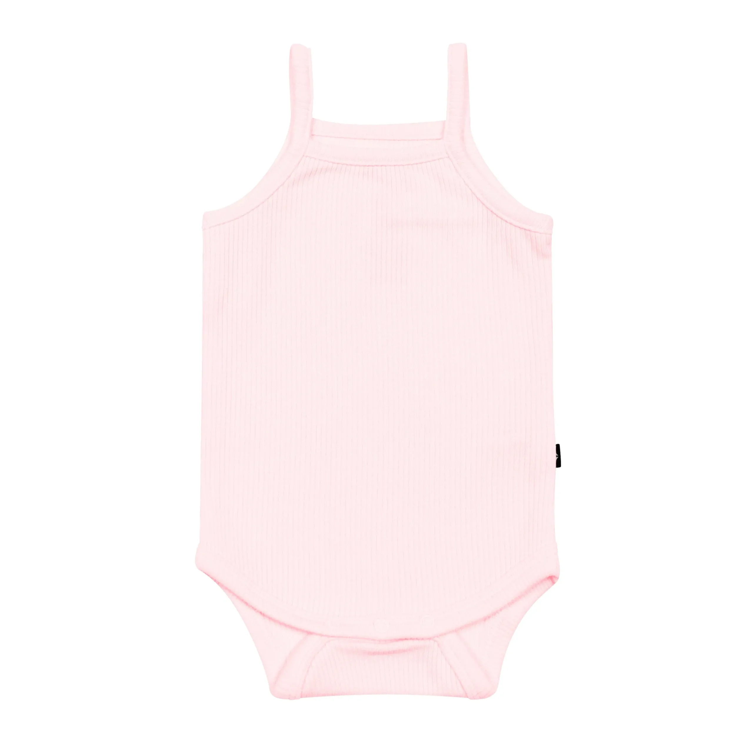 Kyte Baby Ribbed Spaghetti Strap Bodysuit in Sakura Online