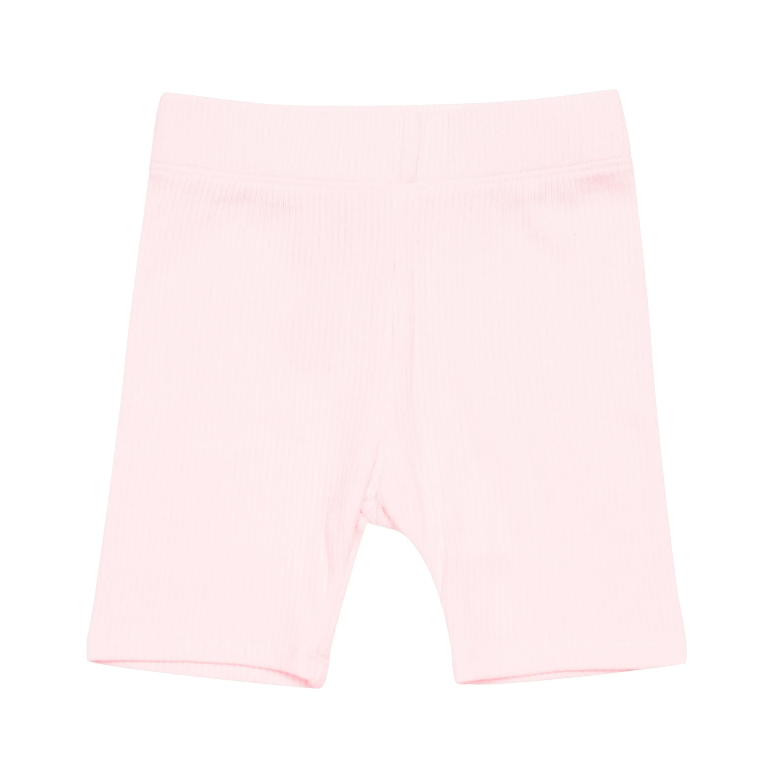 Kyte Baby Ribbed Toddler Biker Shorts in Sakura Clearance