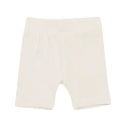 Kyte Baby Ribbed Toddler Biker Shorts in Oat Outlet