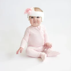 Kyte Baby Ribbed Zipper Footie in Sakura