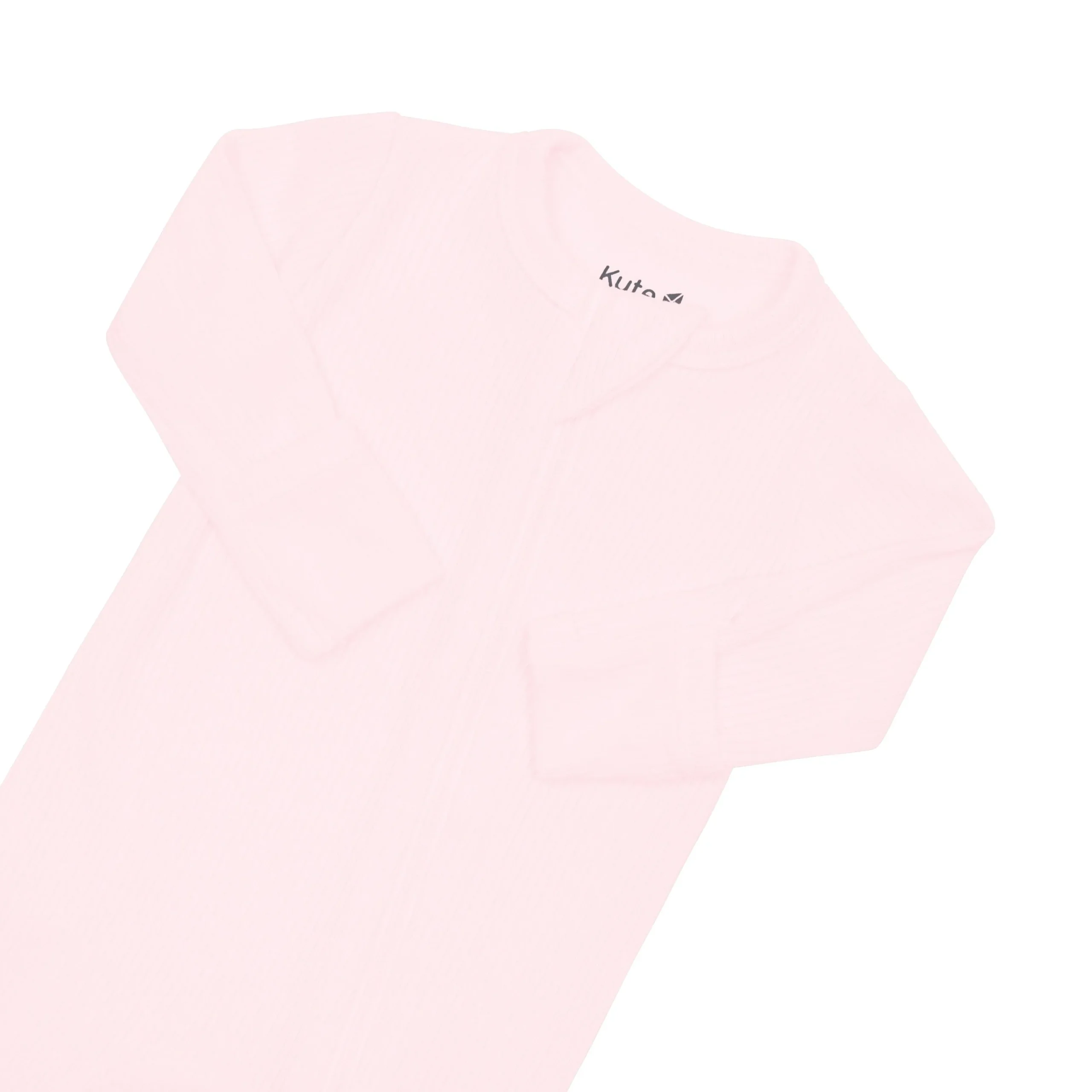 Kyte Baby Ribbed Zipper Footie in Sakura