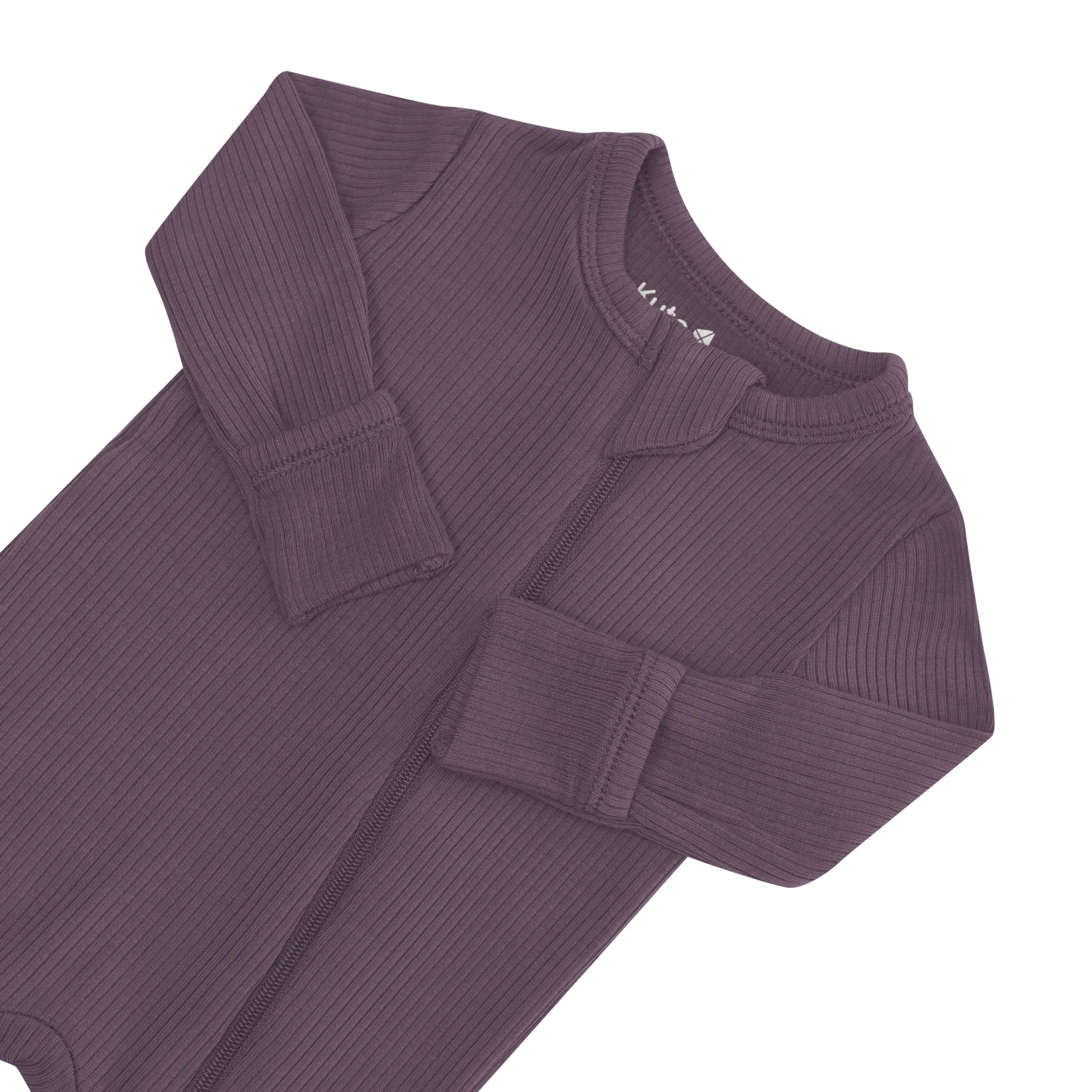 Kyte Baby Ribbed Zipper Romper in Currant Online
