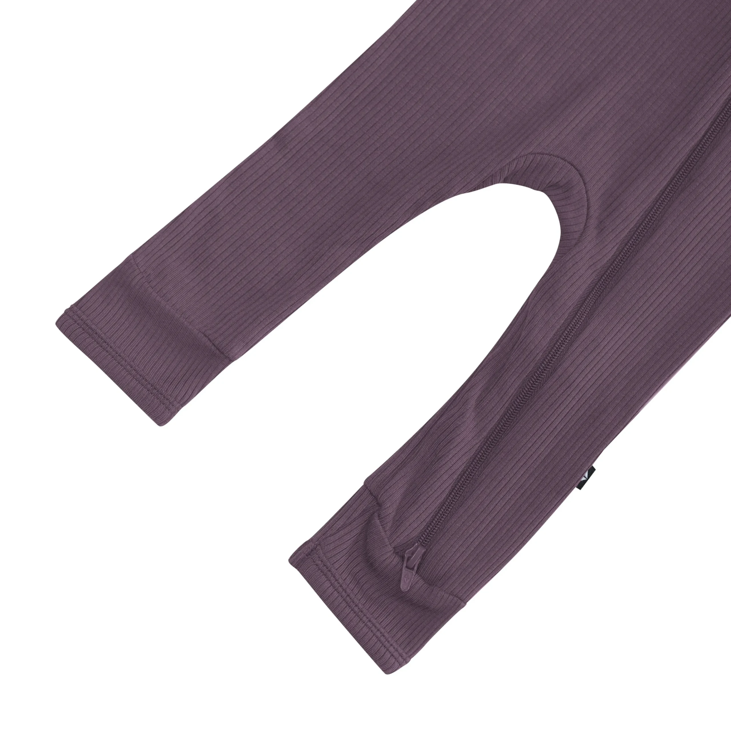 Kyte Baby Ribbed Zipper Romper in Currant Online