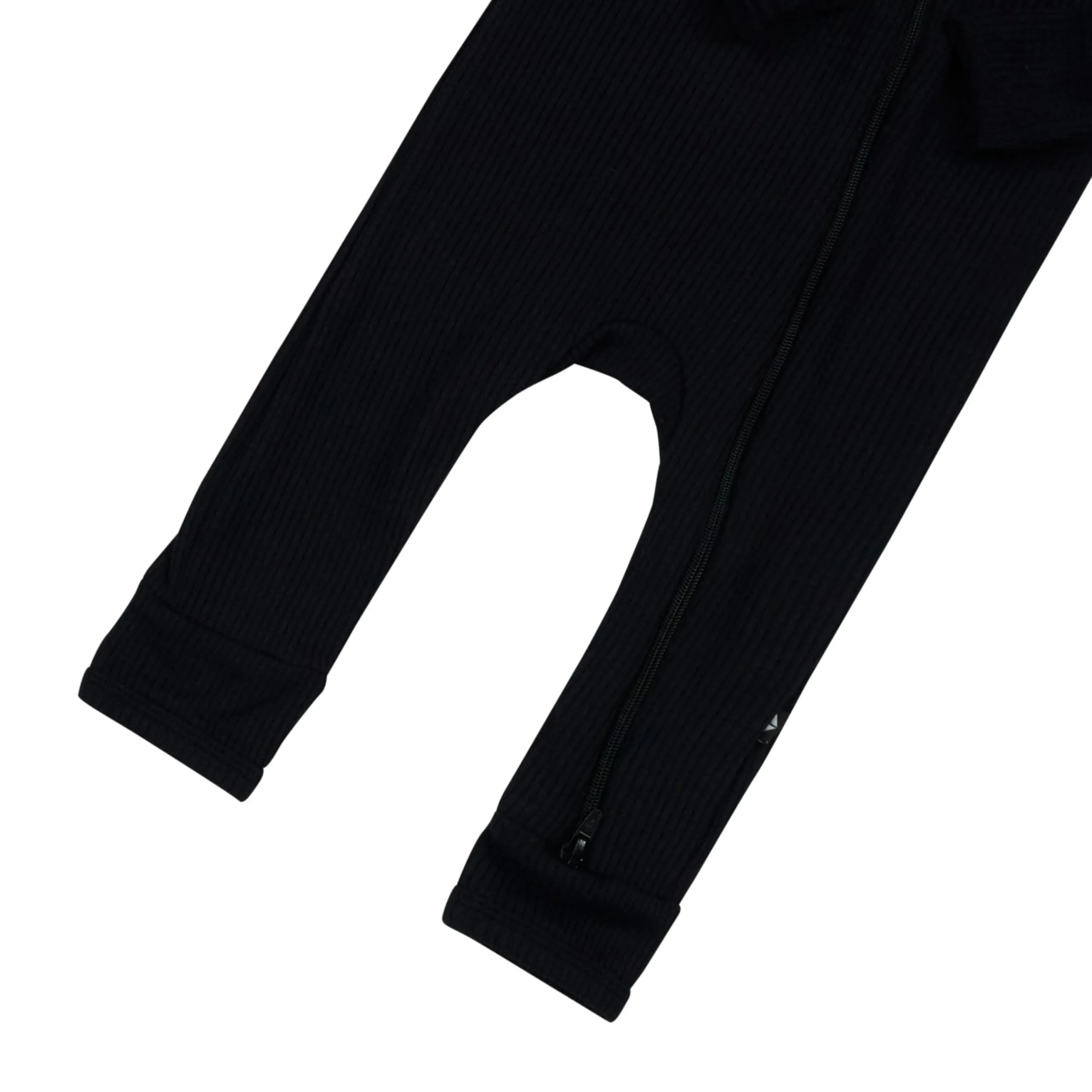 Kyte Baby Ribbed Zipper Romper in Midnight Online