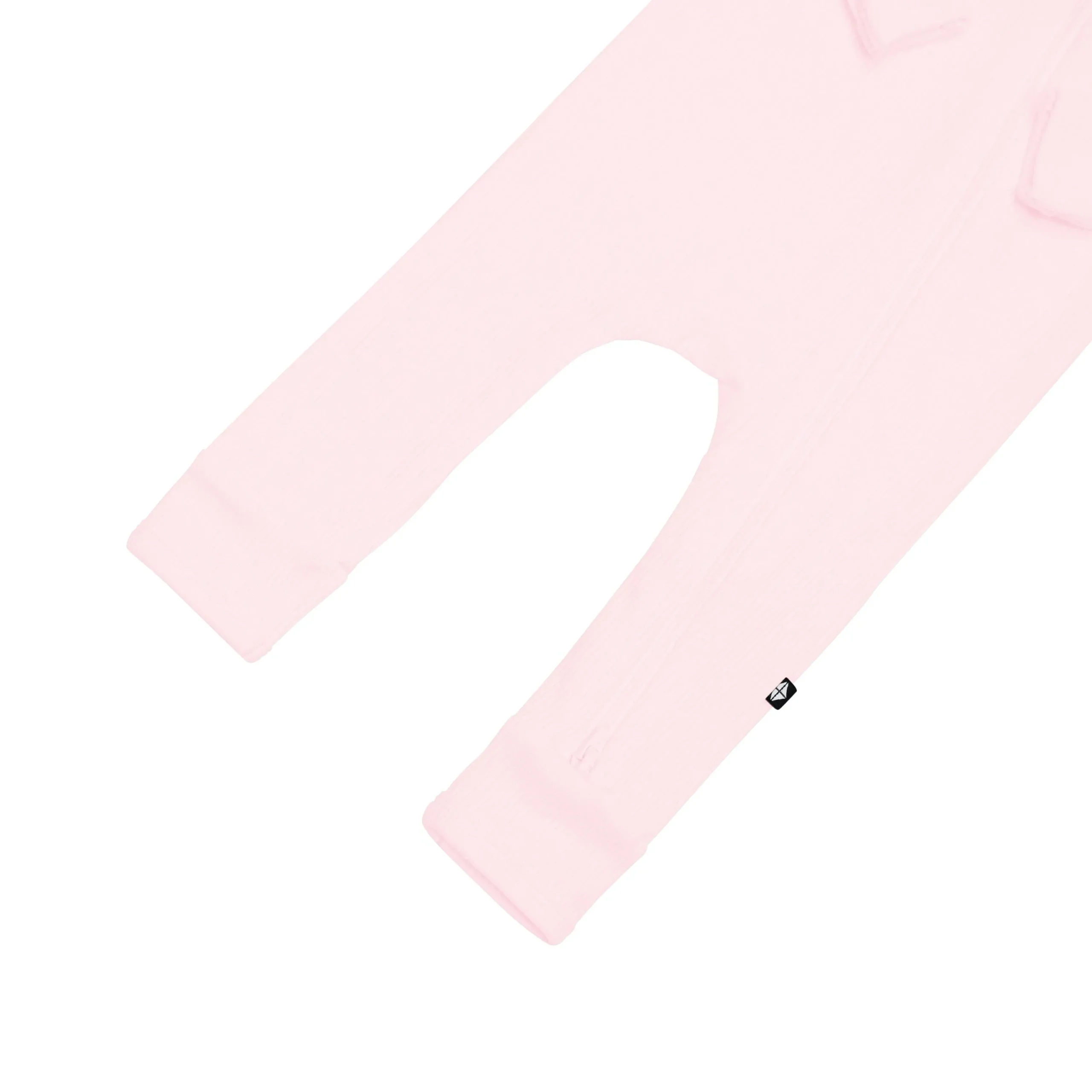 Kyte Baby Ribbed Zipper Romper in Sakura Hot