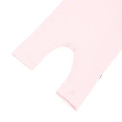 Kyte Baby Ribbed Zippered Sleeveless Romper in Sakura Discount