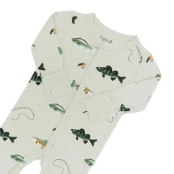 Kyte Baby Romper in Fishing Hot