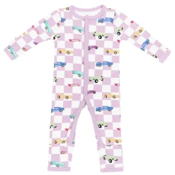 Kyte Baby Romper in Sparkles and Speed Hot